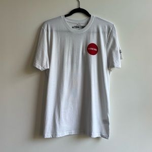Bottletop Together ultra soft 100% recycled material white graphic t shirt